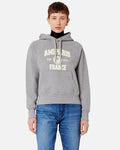 AMI PARIS Organic Cotton Regular Fit Hoodie With Logo