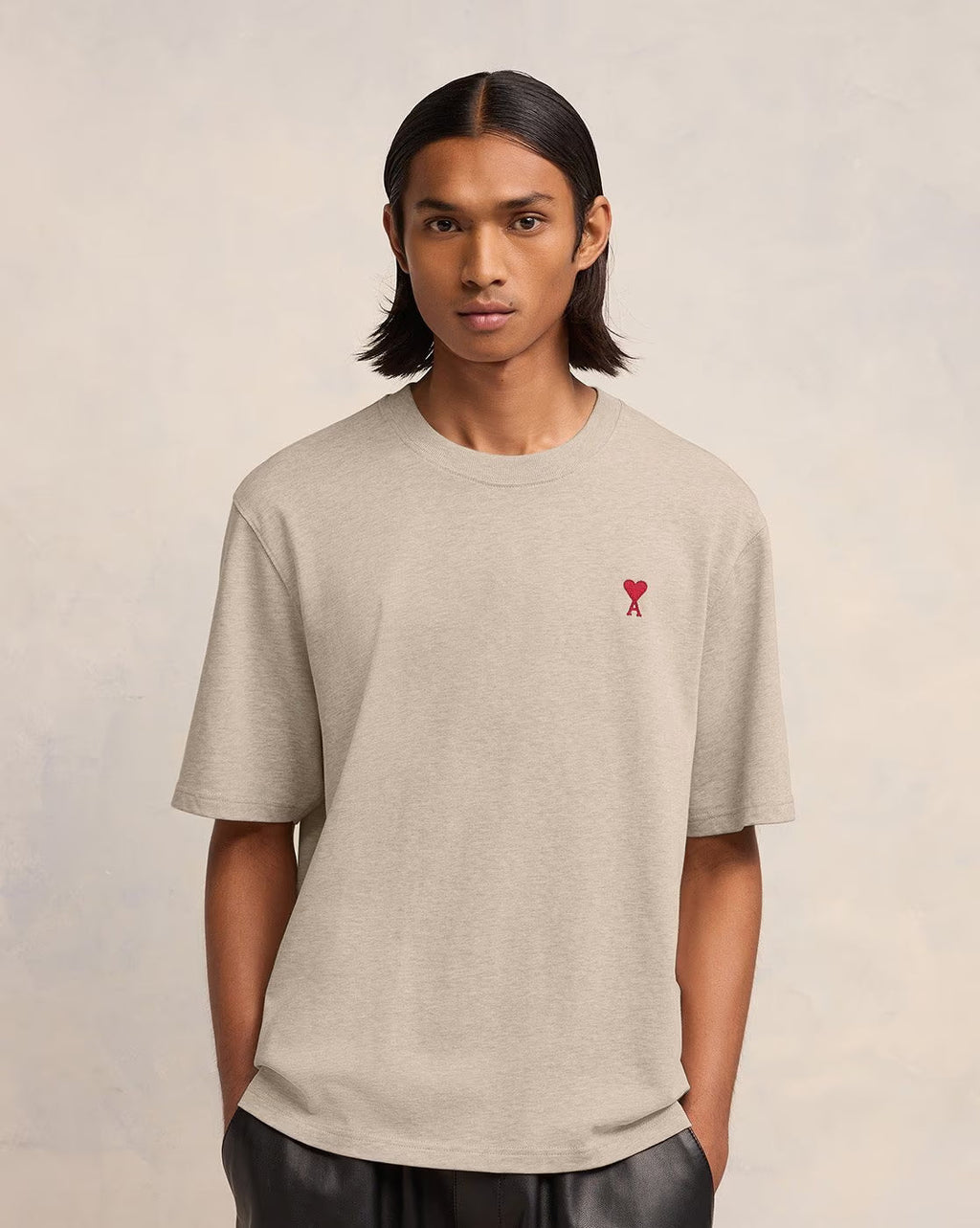 AMI PARIS Ami De Coeur Organic Cotton Boxy Fit T-Shirt