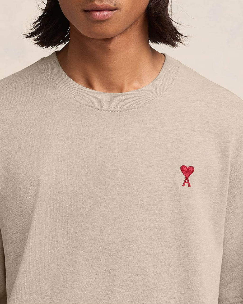 AMI PARIS Ami De Coeur Organic Cotton Boxy Fit T-Shirt