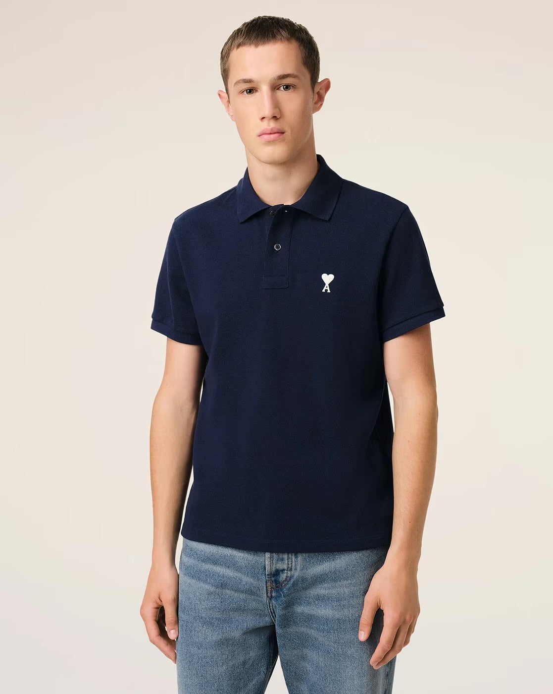 AMI PARIS Ami De Coeur Regular Fit Polo T-Shir