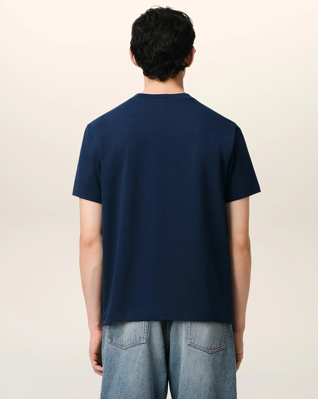 Ami de Coeur Cropped Shirt Used Blue