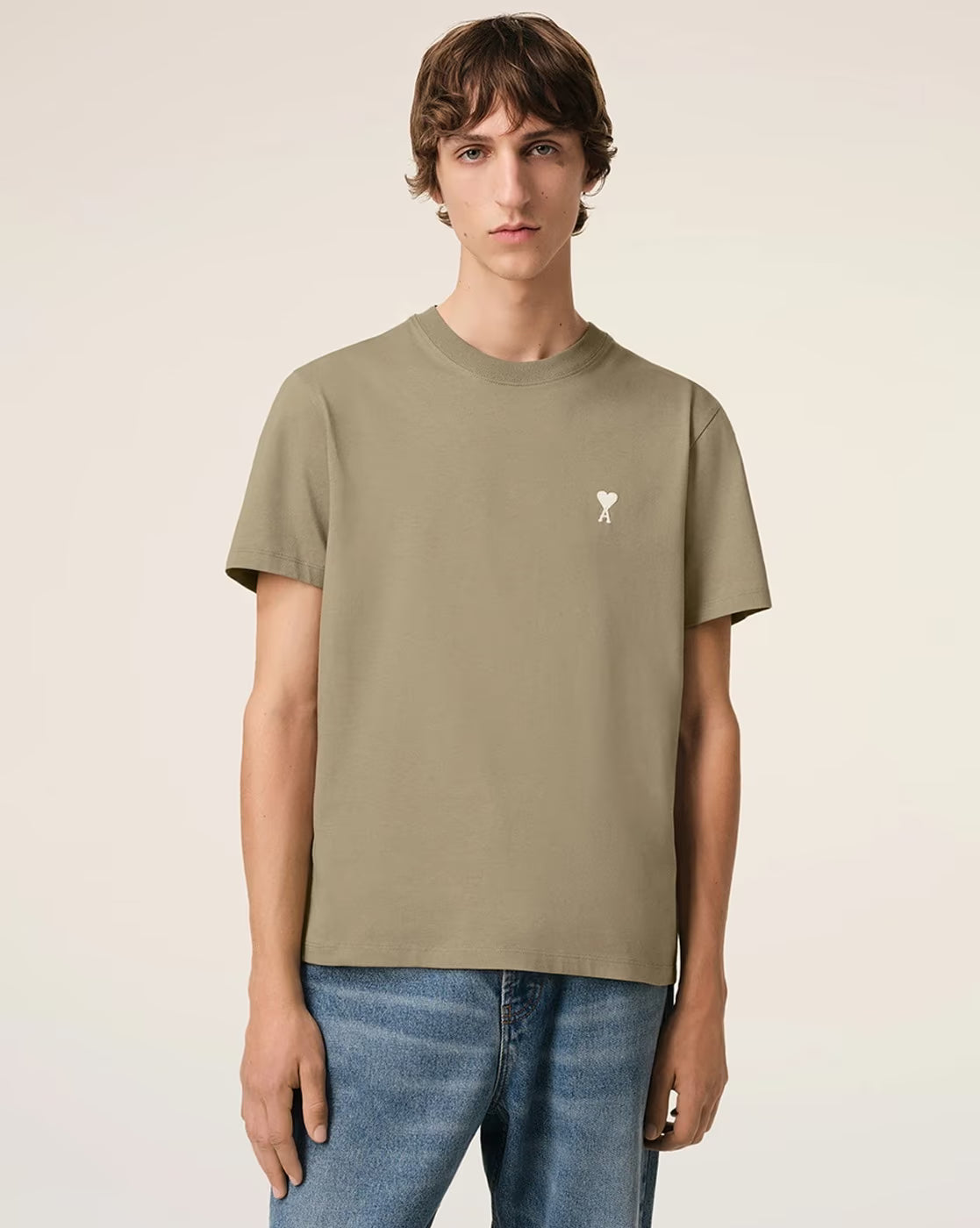 AMI PARIS Ami De Coeur Relaxed Fit Crew-Neck T-Shirt