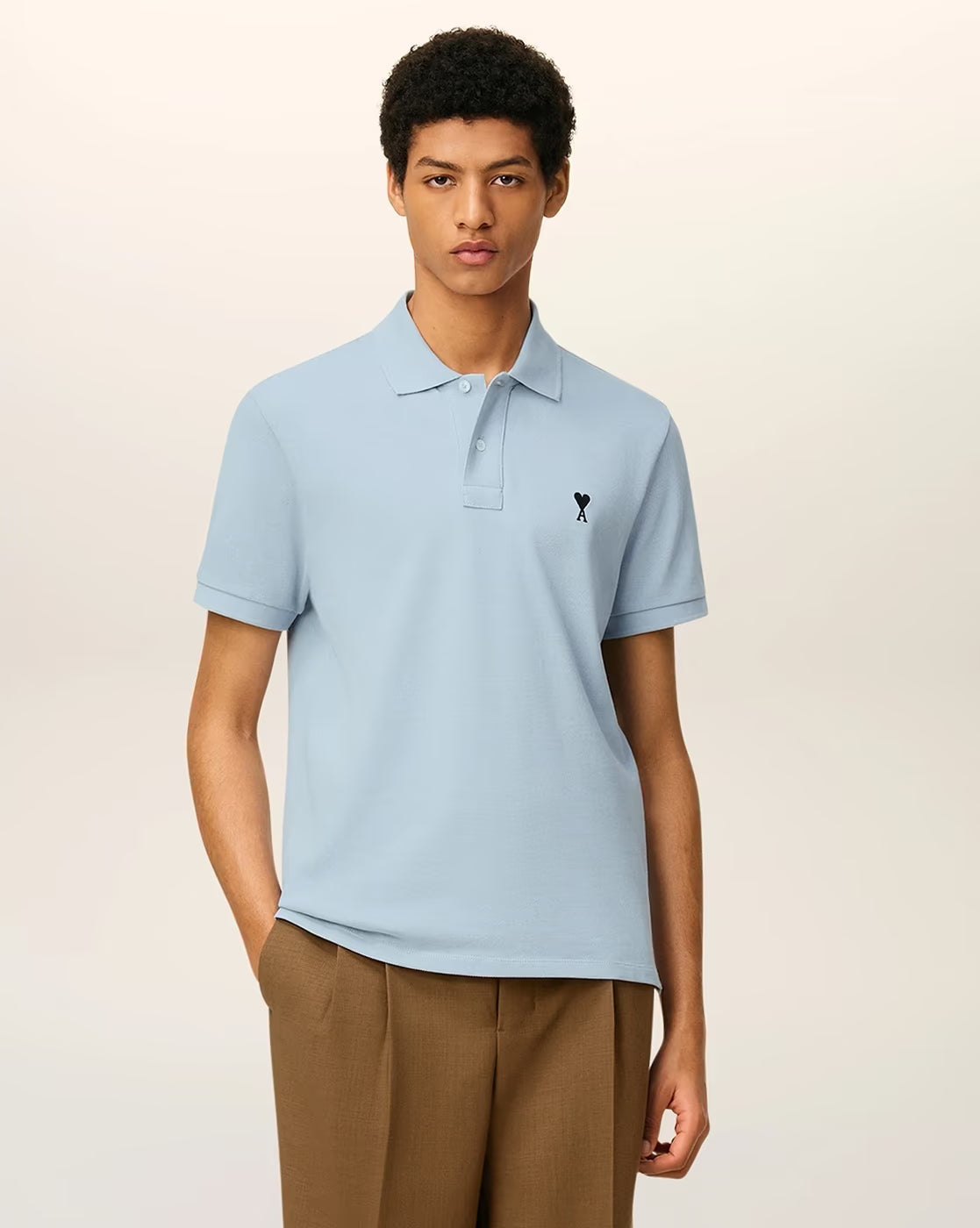 Men Logo Embroidered Regular Fit Polo T-Shirt