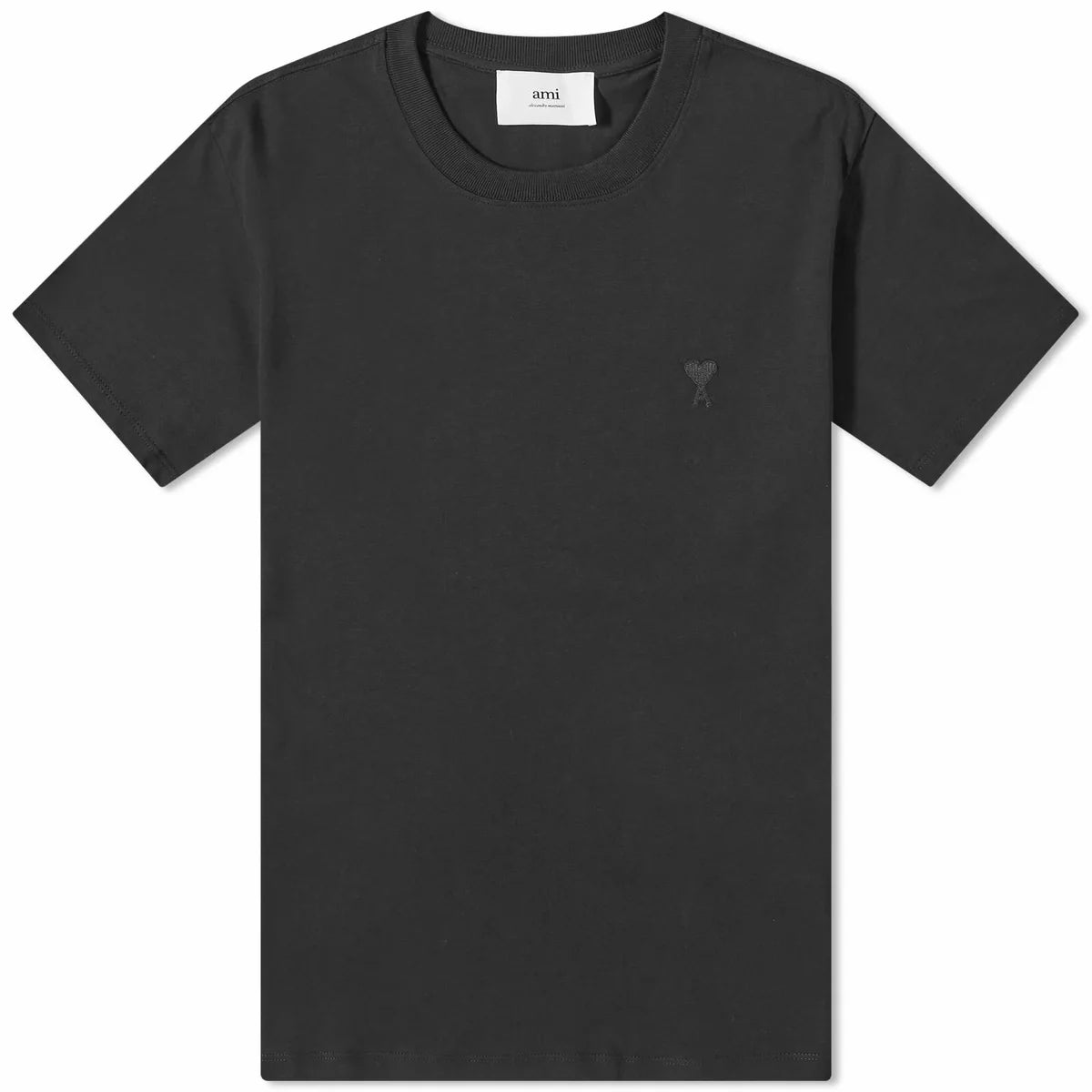 AMI Paris Men's Tonal A Heart T-Shirt in Black