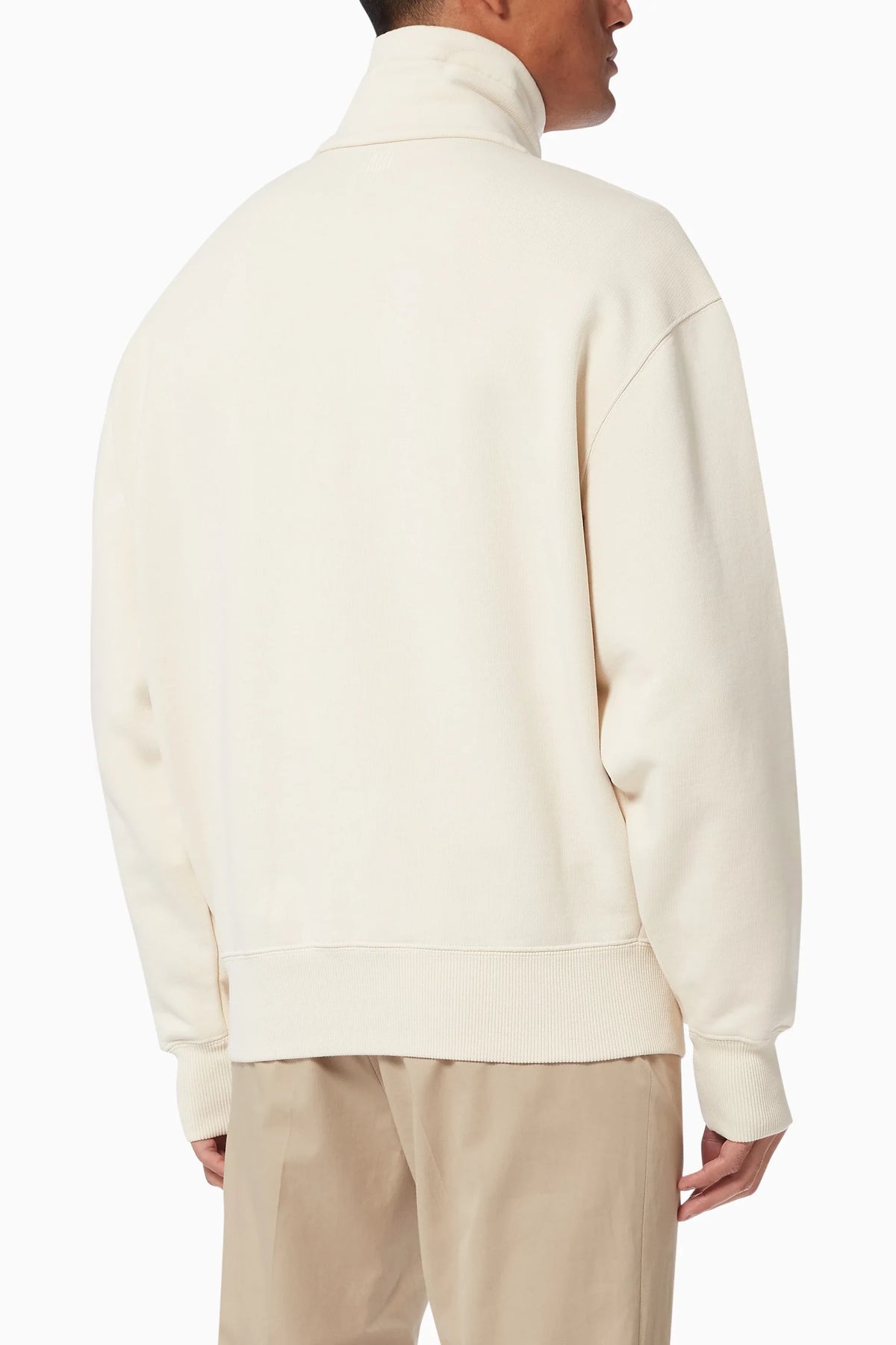 Ami Paris de Coeur Organic Cotton Zipped Sweatshirt