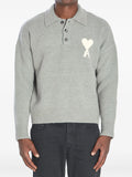 Ami De Coeur polo shirt with intarsia