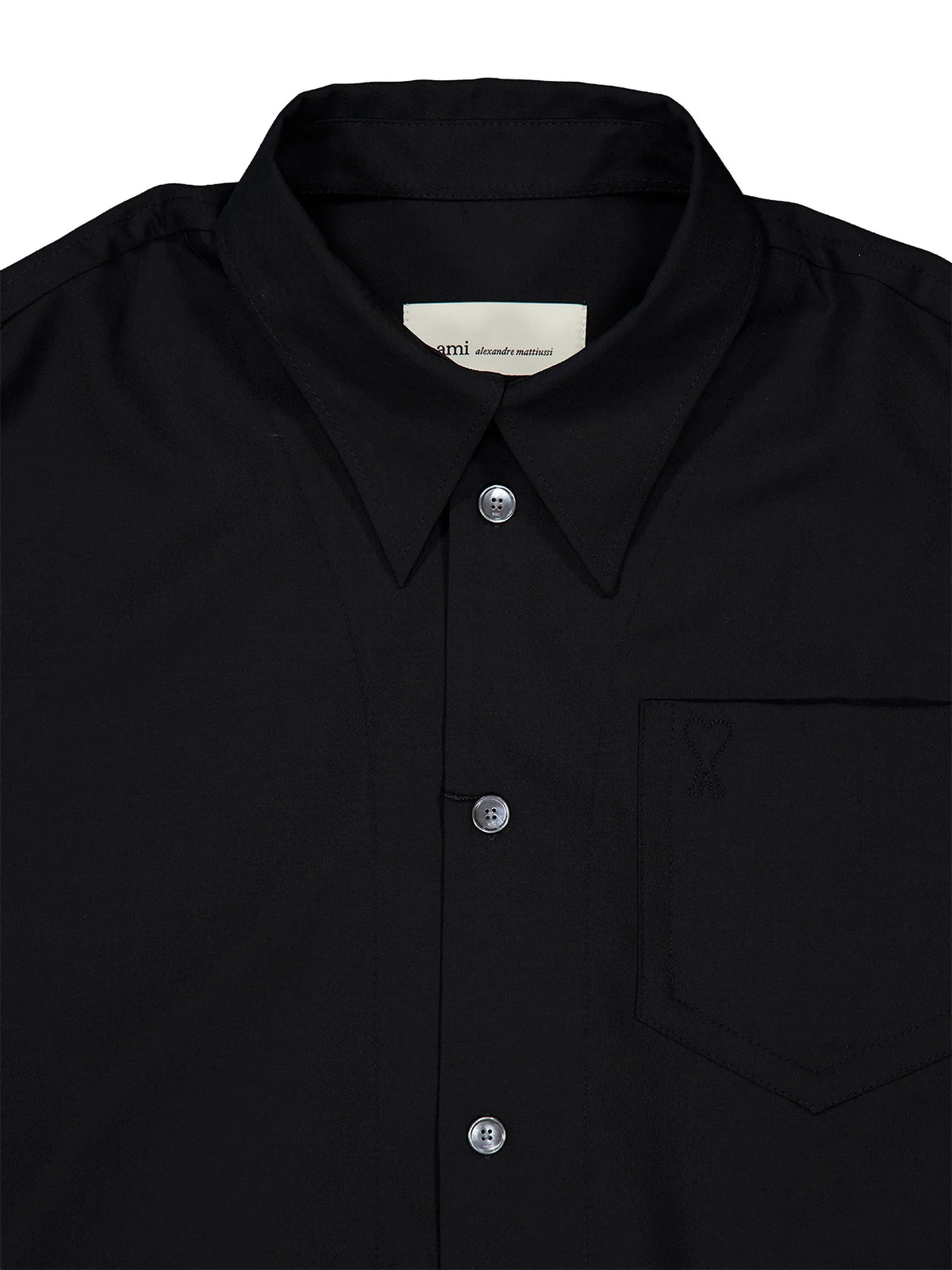 Shirt with a collar