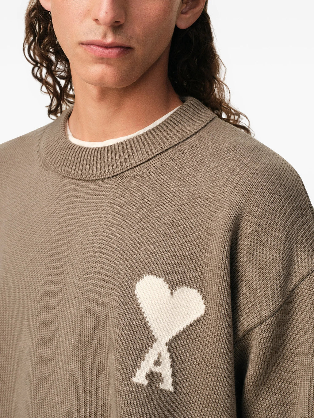 Ami de Coeur long-sleeved sweater