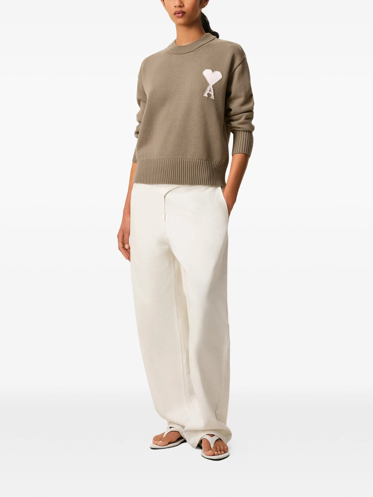 Ami de Coeur long-sleeved sweater