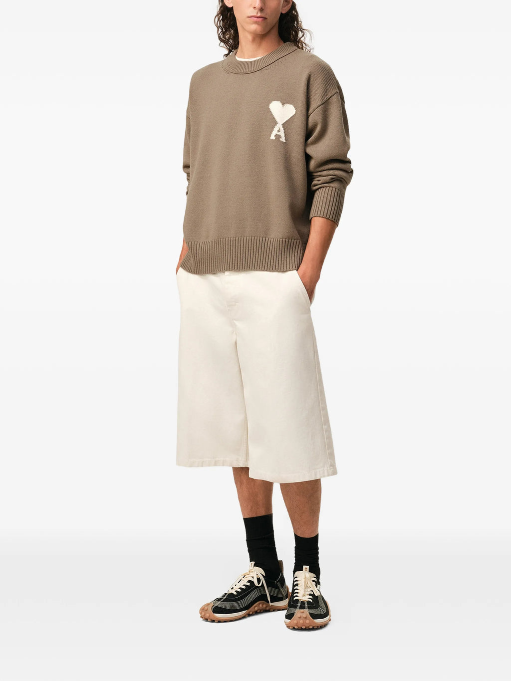 Ami de Coeur long-sleeved sweater