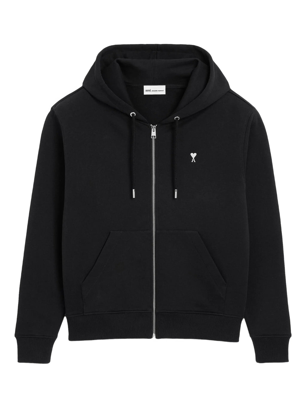 Ami De Coeur hoodie with zipper Black