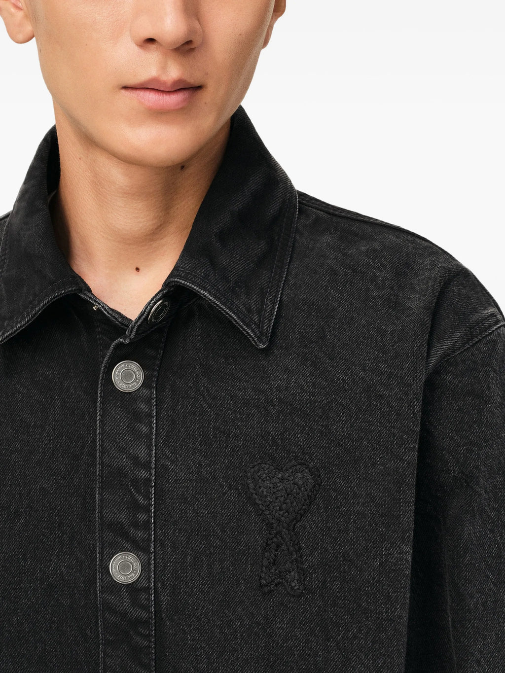 Overshirt jacket with Ami de Coeur