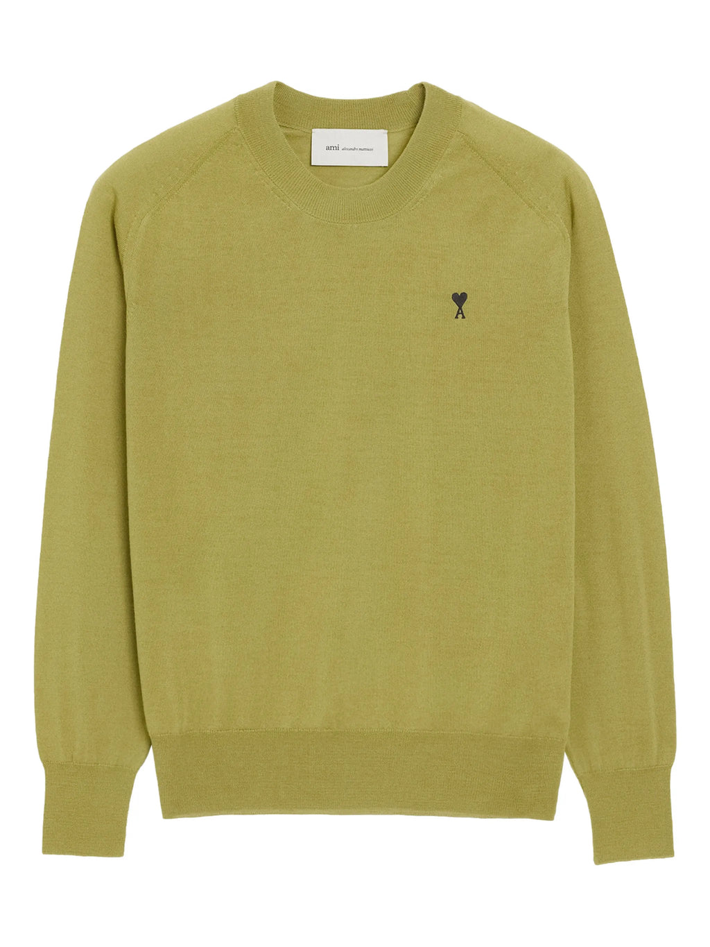 Crew neck sweater with embroidery