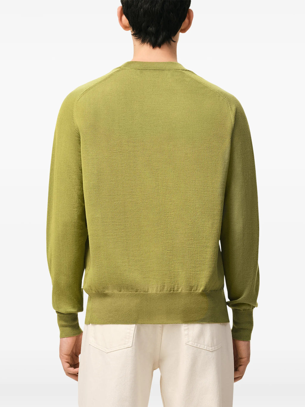 Crew neck sweater with embroidery