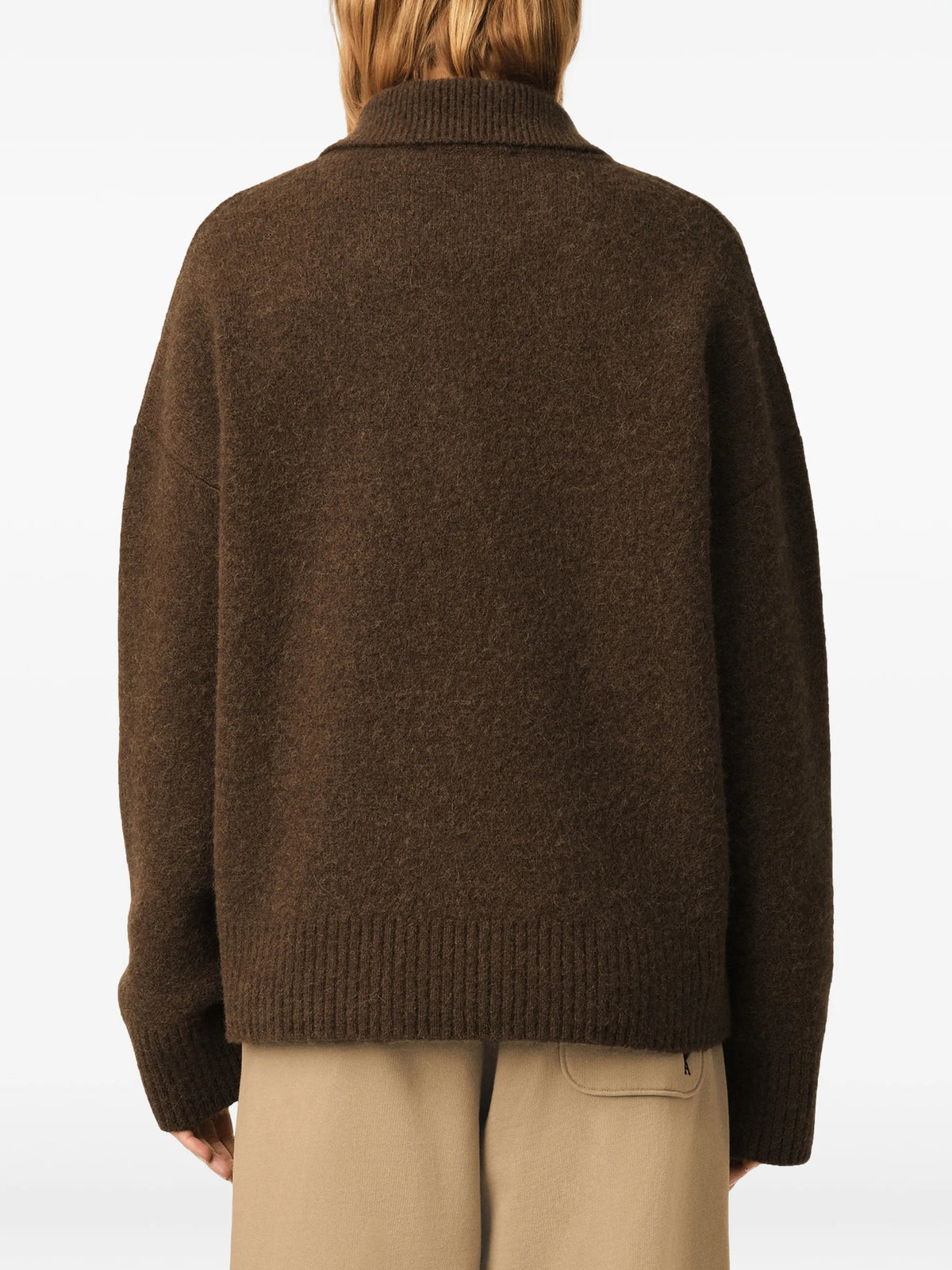 Alpaca Polo shirt with Ami de Coeur.