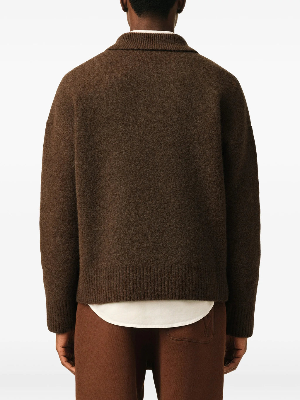 Alpaca Polo shirt with Ami de Coeur.