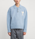 Alpaca-Blend Polo Sweater