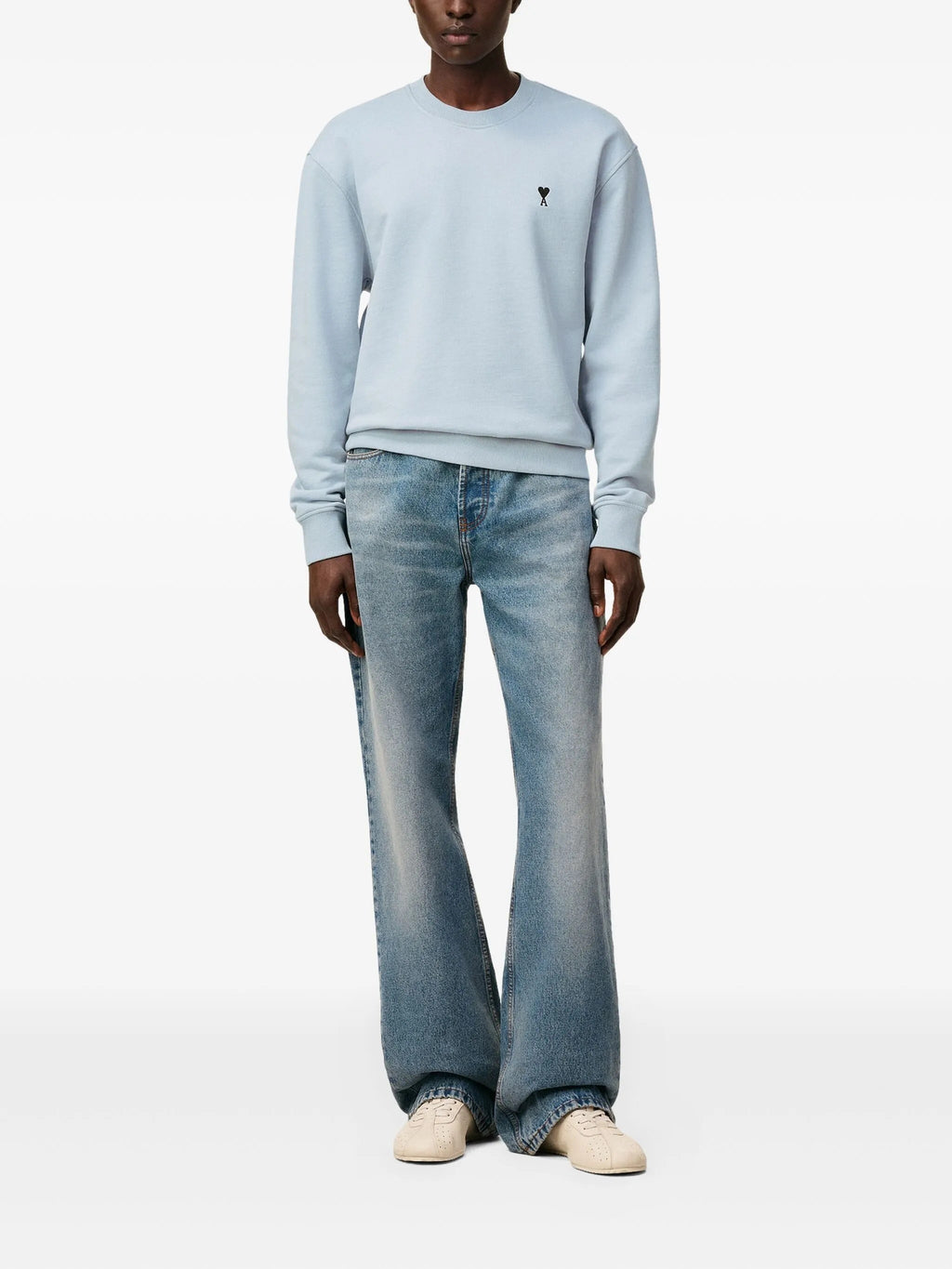 Ami Paris Hoodie Blue