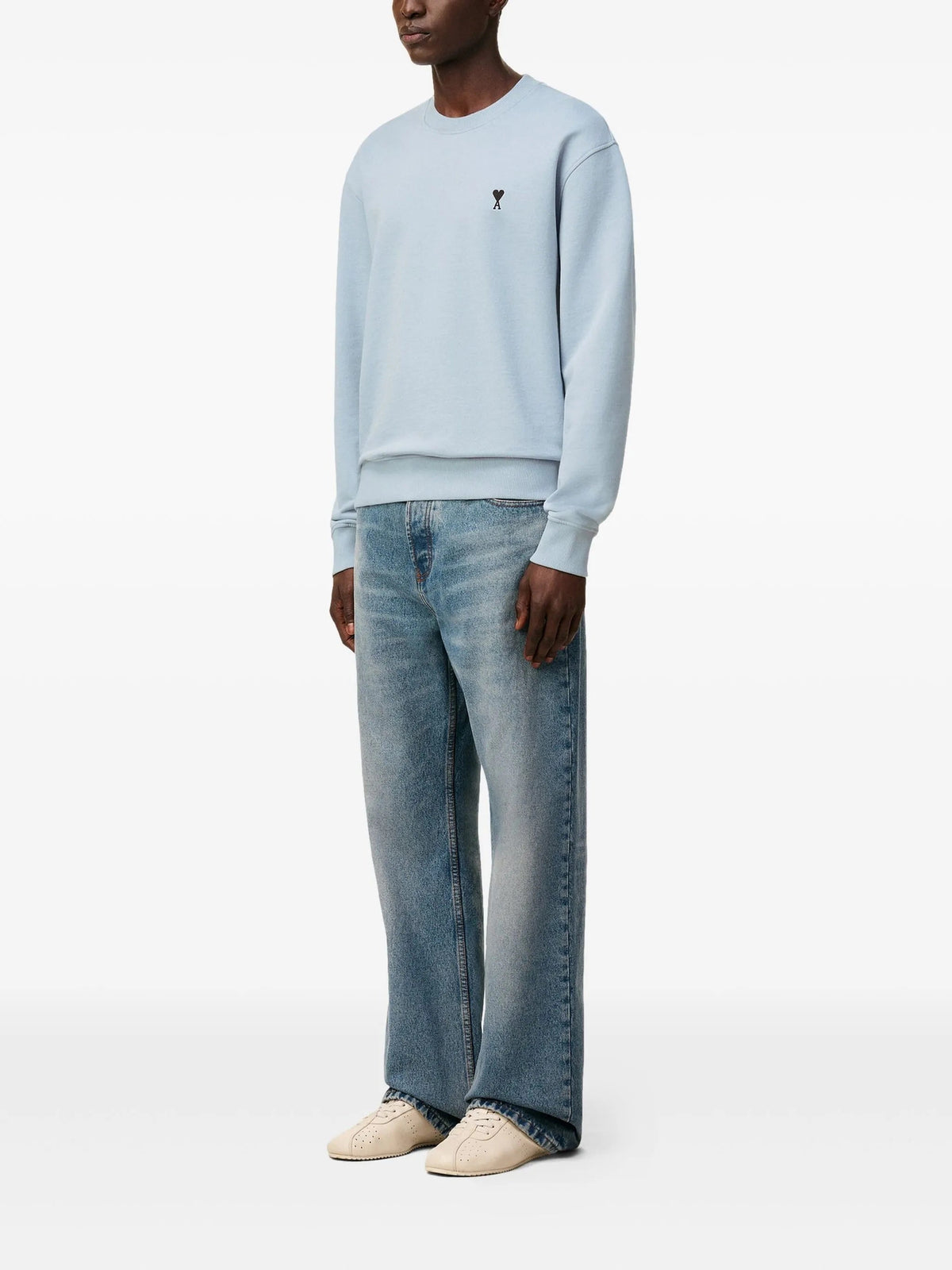 Ami Paris Hoodie Blue