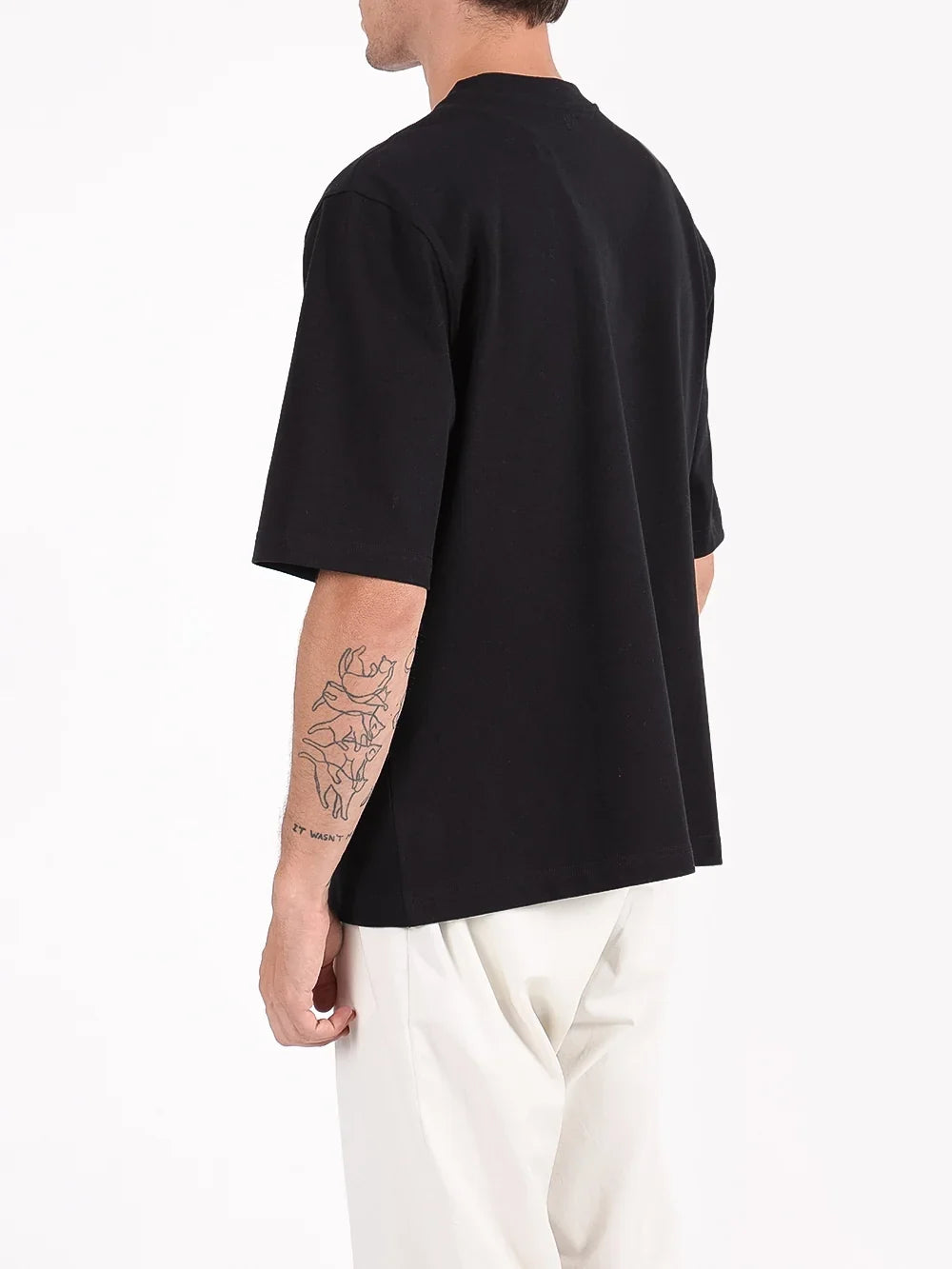 Black Ami de Coeur Oversized Jersey T-Shirt