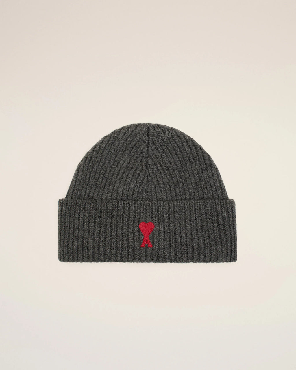 Grey Wool AMI de Coeur Beanie