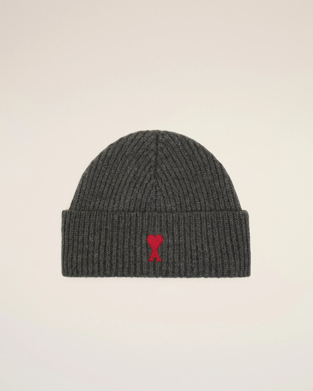Grey Wool AMI de Coeur Beanie