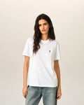White cotton t-shirt with Ami de Coeur