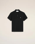 Black Cotton Short Sleeves AMI de Coeur Polo Shirt