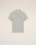 Grey cotton polo with Ami de Coeur