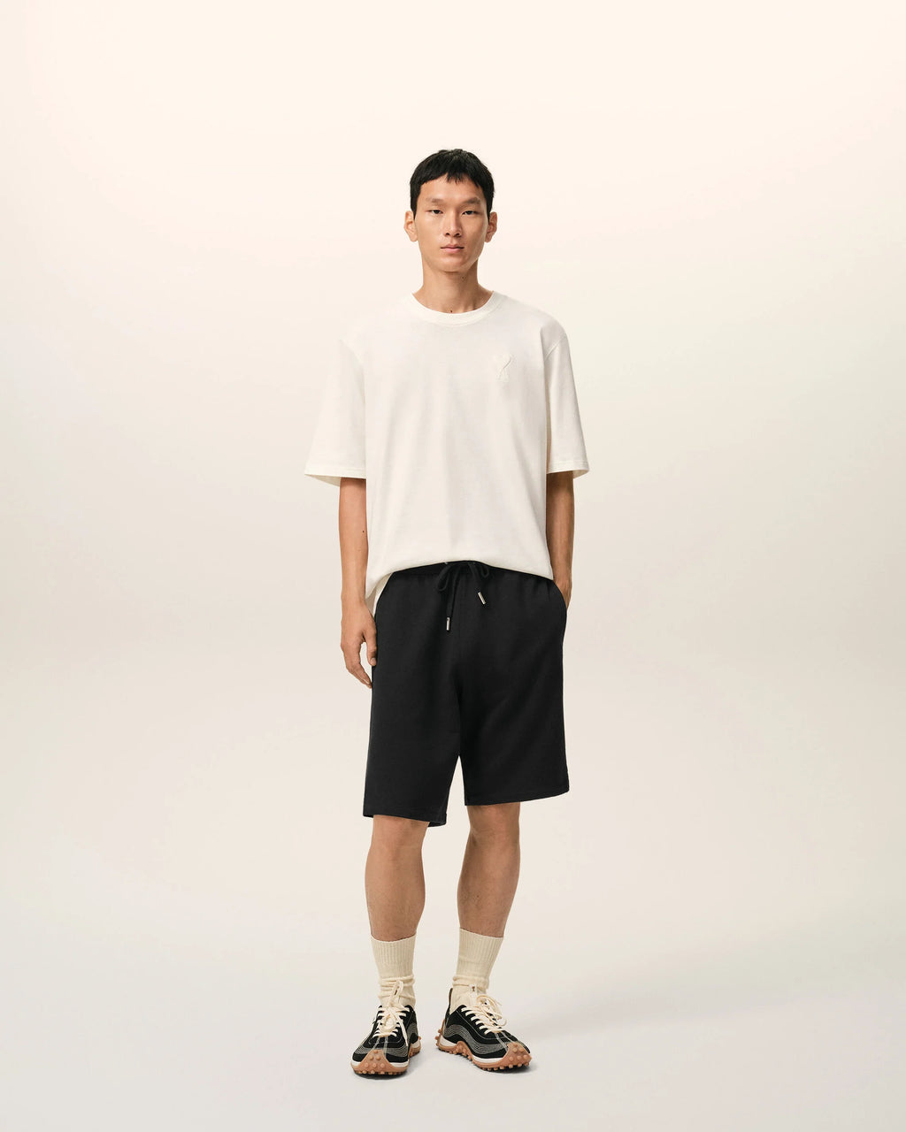 Ami de Coeur shorts in a light loopback cotton fleece