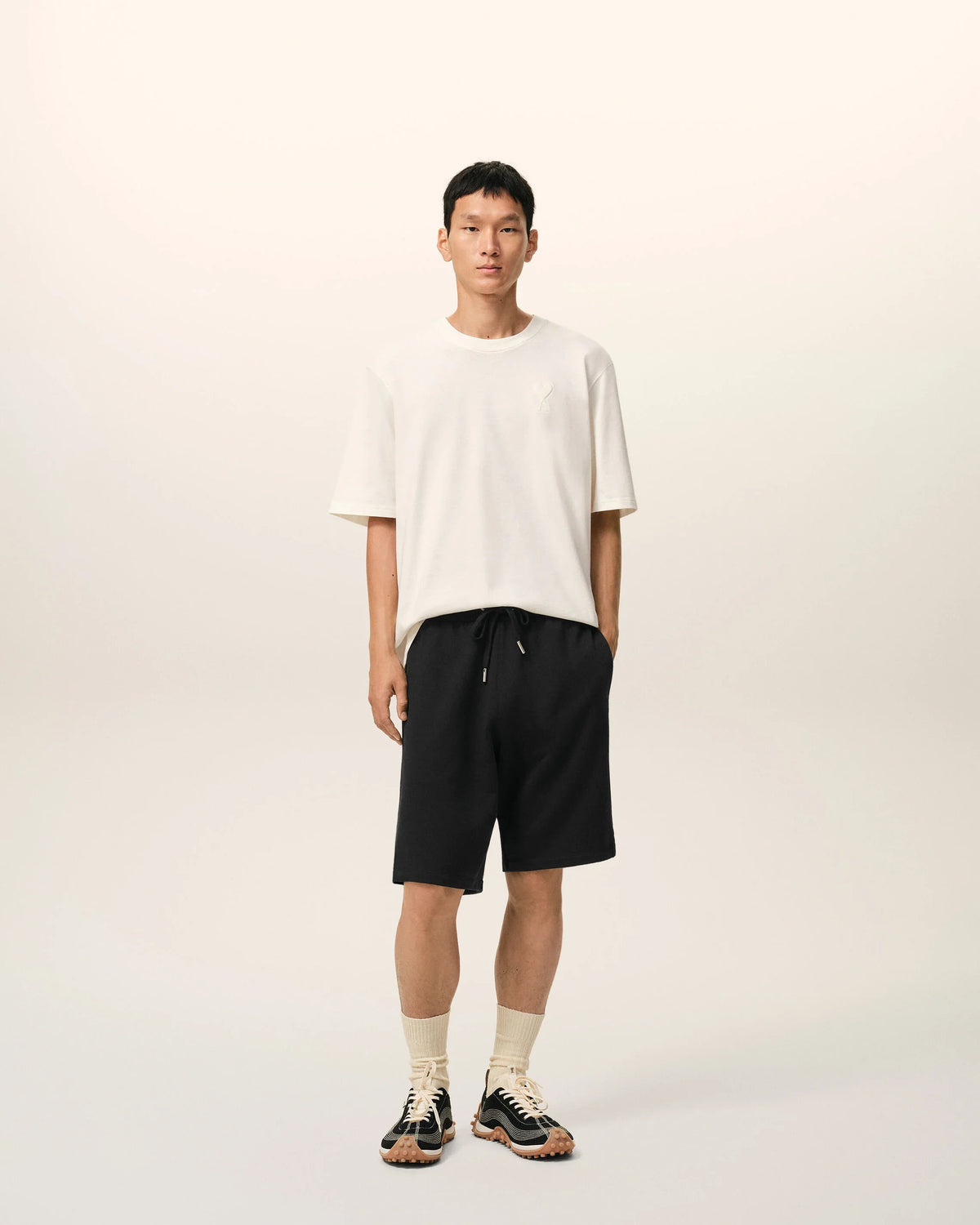 Ami de Coeur shorts in a light loopback cotton fleece