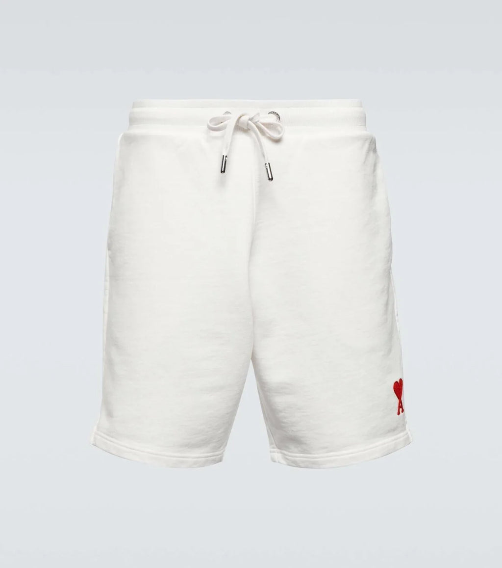 Ami Paris Tonal Adc Short White Sport