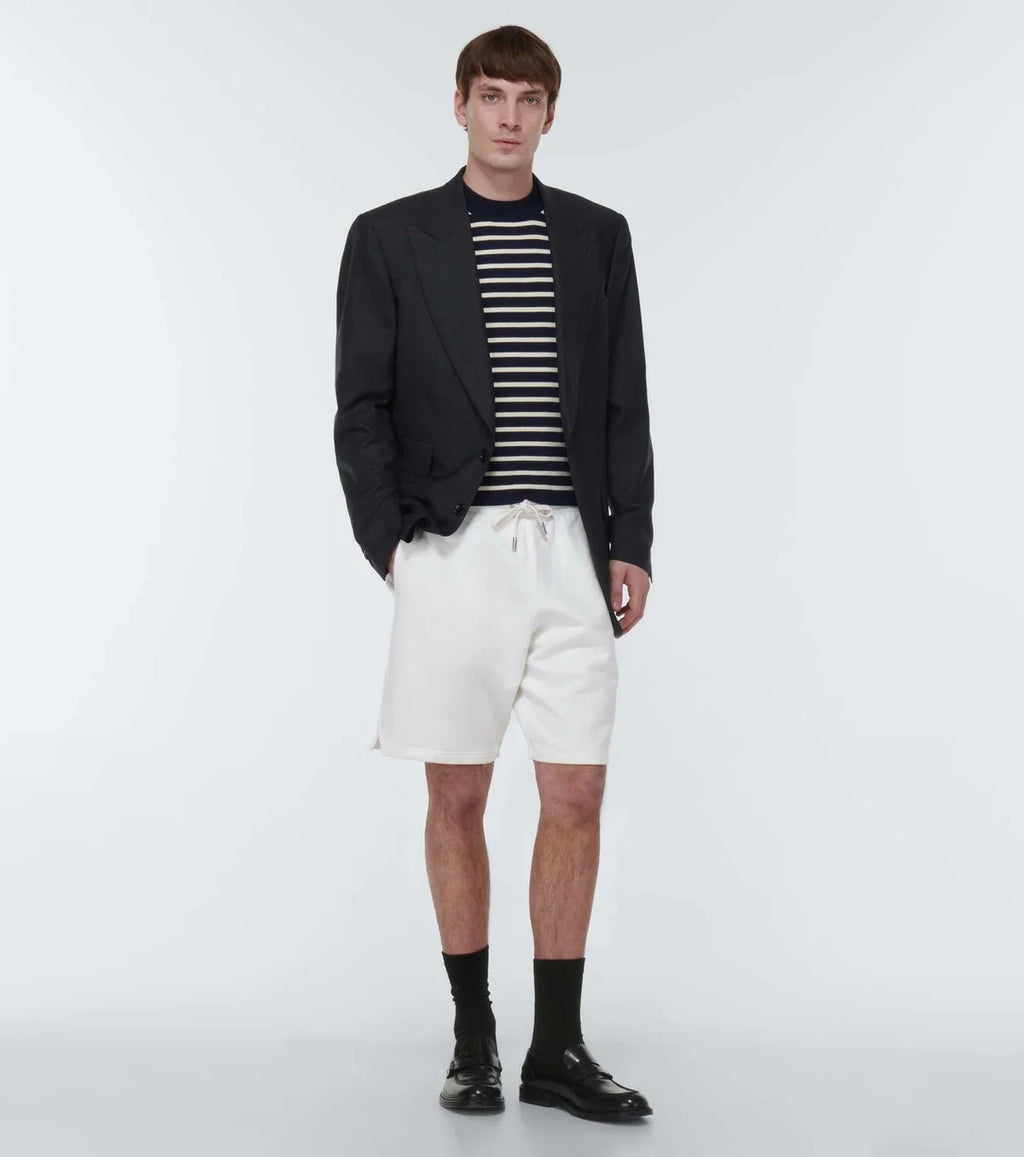 Ami Paris Tonal Adc Short White Sport