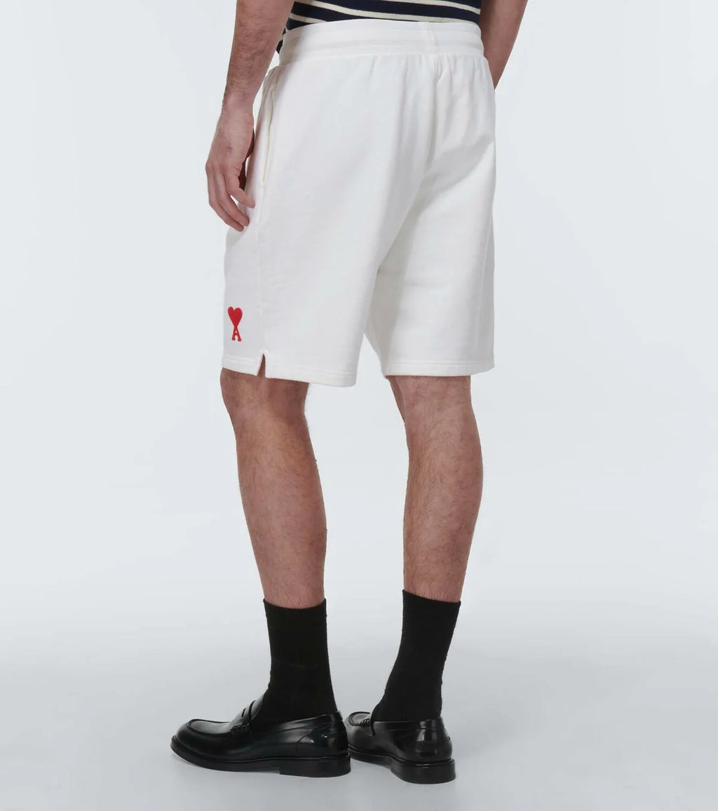 Ami Paris Tonal Adc Short White Sport