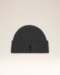 Grey Wool Red AMI de Coeur Beanie