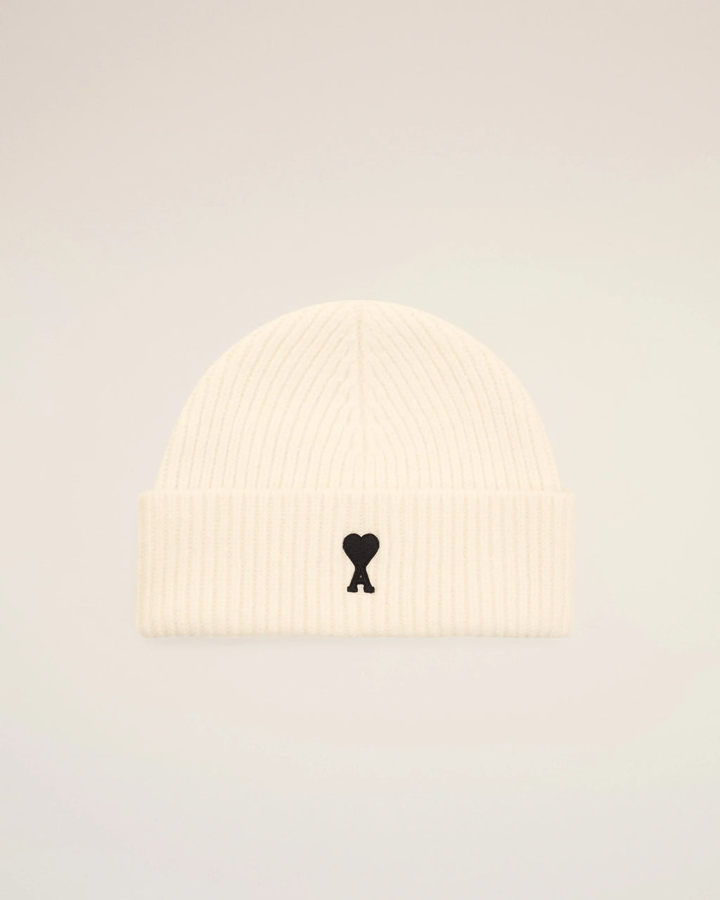 White Wool AMI de Coeur Beanie