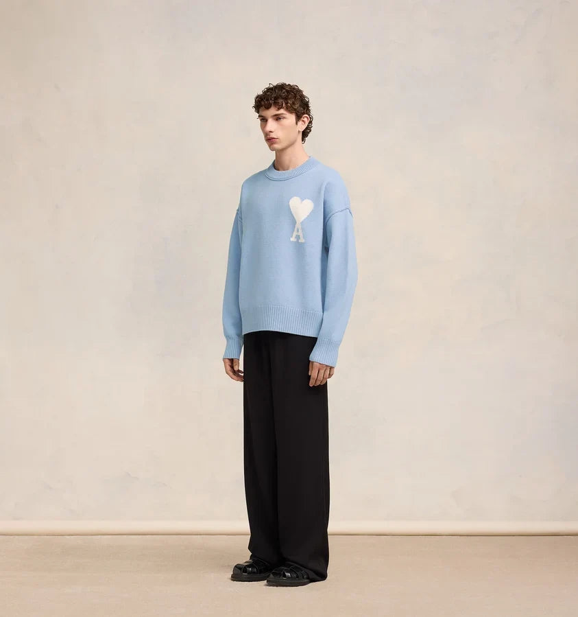 AMI PARIS Pull Ami De Coeur Mens Apparel
