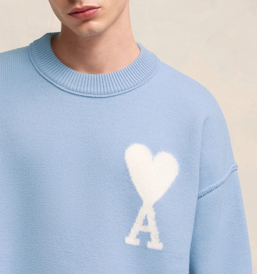 AMI PARIS Pull Ami De Coeur Mens Apparel