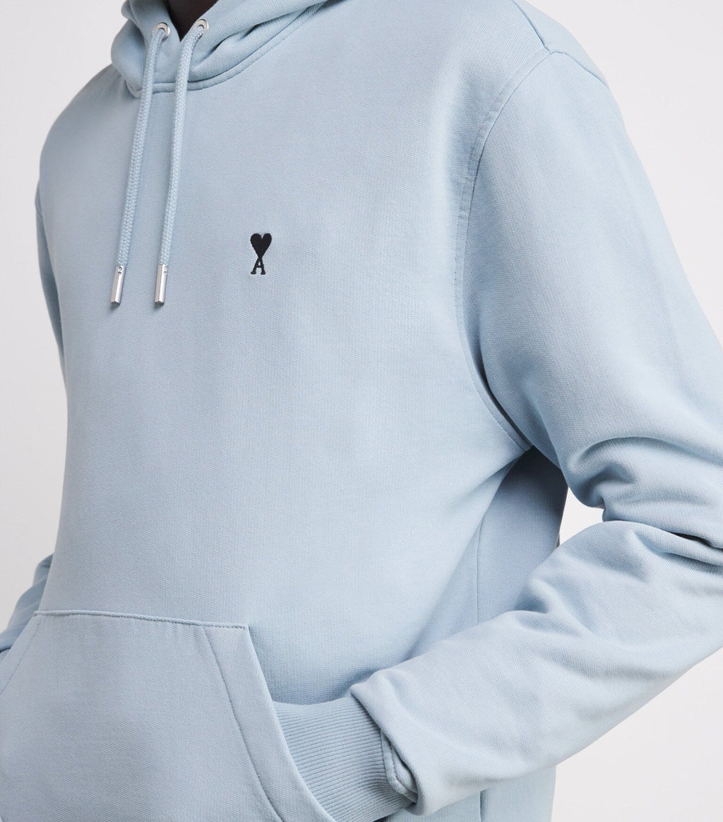 Cotton Embroidered Ami De Coeur Logo Hoodie