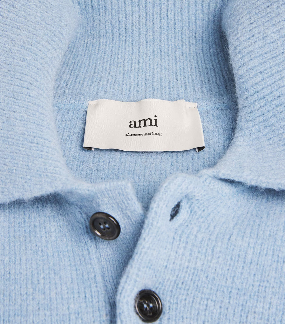 Alpaca-Blend Polo Sweater