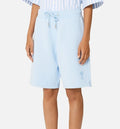 AMI Paris AMI de Coeur Cotton Shorts Blue