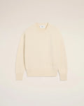 AMI Embroidered Crewneck Sweater Blanc Cream