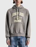AMI PARIS Organic Cotton Regular Fit Hoodie With Logo
