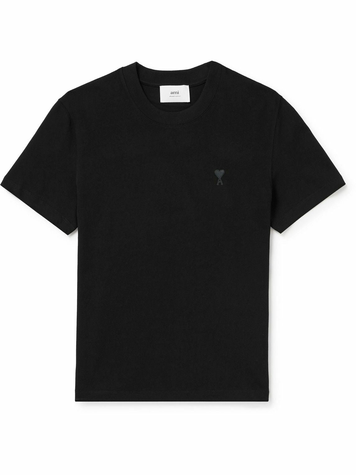 Black AMI de Coeur Oversized Jersey T Shirt
