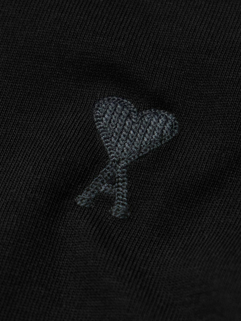 Black AMI de Coeur Oversized Jersey T Shirt